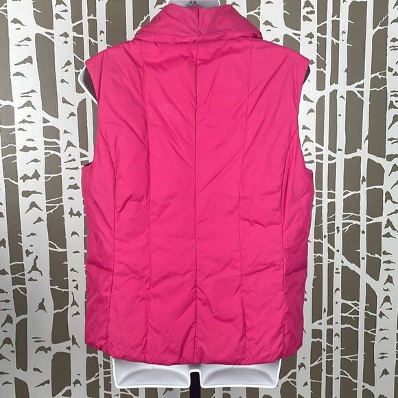 Coldwater Creek Down Feather Fill Quilted Puffer Vest M Pink - Picture 3 of 10